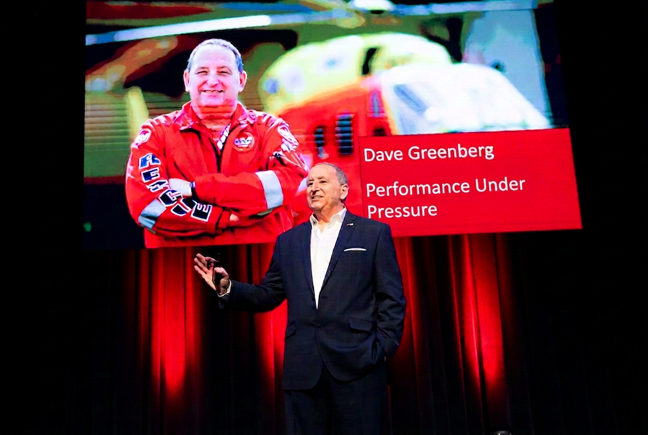 Dave Greenberg on stage performance under pressure