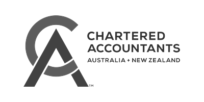 Chartered Accountants Australia and New Zealand Logo Grey